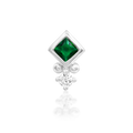 Oran - Emerald Green Threadless End | Junipurr Jewelry