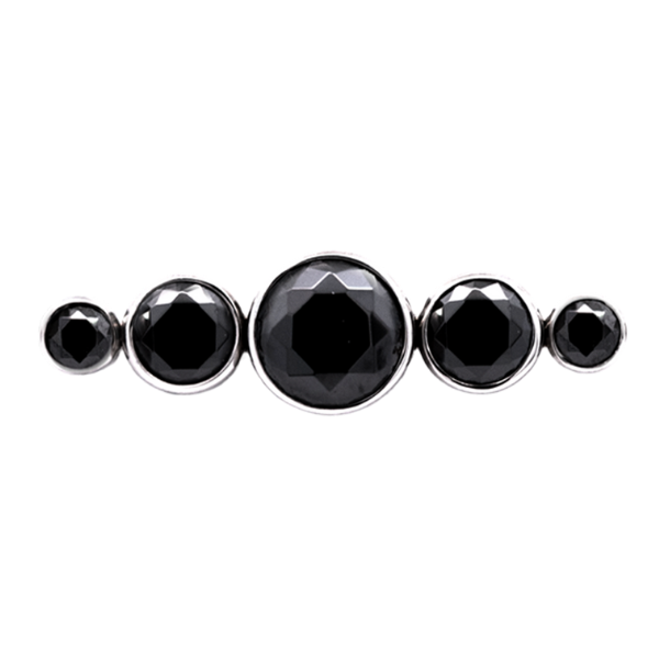 Titanium Threadless Cubic Zirconia Straight Cluster End by Junipurr Jewelry