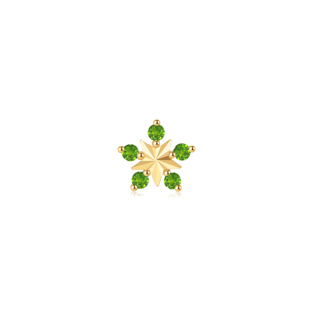 Cosmo - Chrome Diopside Threadless End | Ember Jewelry