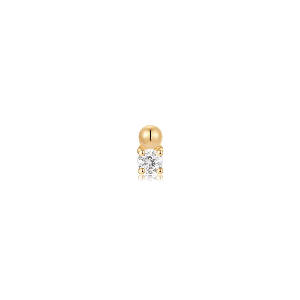 Spark - Tiny Moissanite Gem | Threadless End by Ember Jewelry