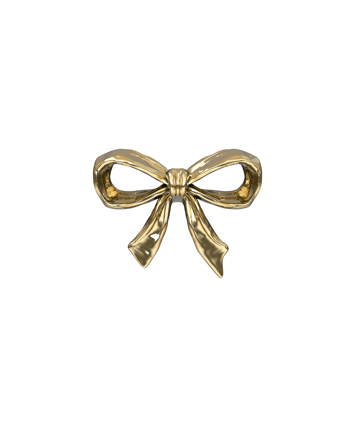IN STOCK | Anatometal 'Lovely Bow' - 18K Yellow Gold Threadless End & Labret