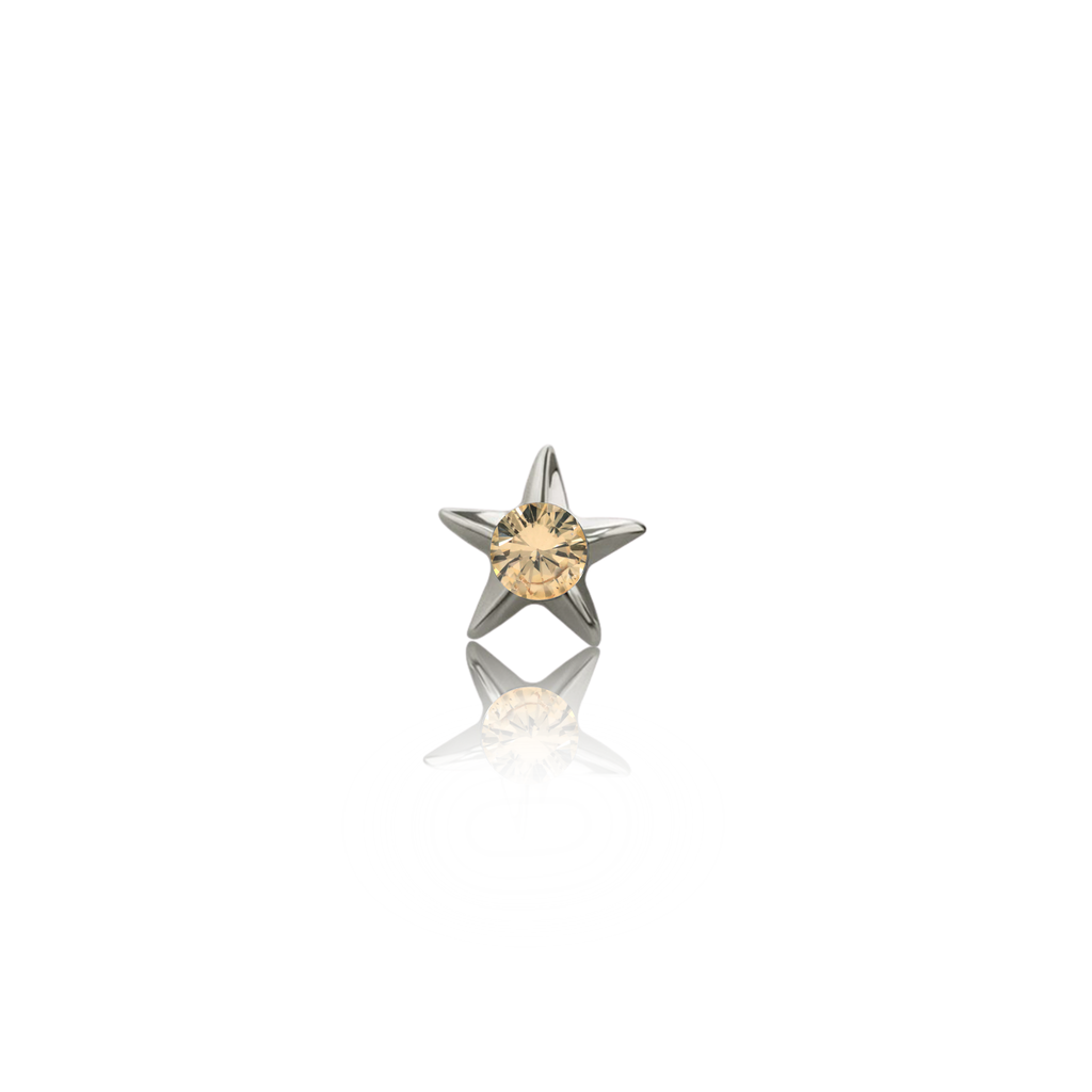 Anatometal | Titanium Gem Star *Threadless*