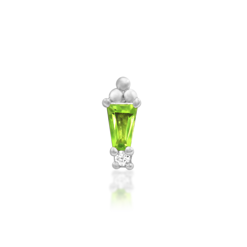 "Nixie" Threadless Kryptonite End by Junipurr Jewelry