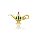 "Genie" Magic Lamp — Yellow & White Gold | Junipurr Jewelry