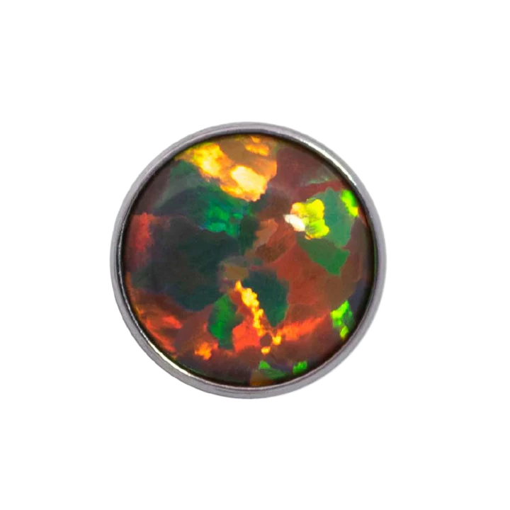 IN STOCK | Bezel-set Opal & Gemstone Cabochon Ends | Junipurr Jewelry