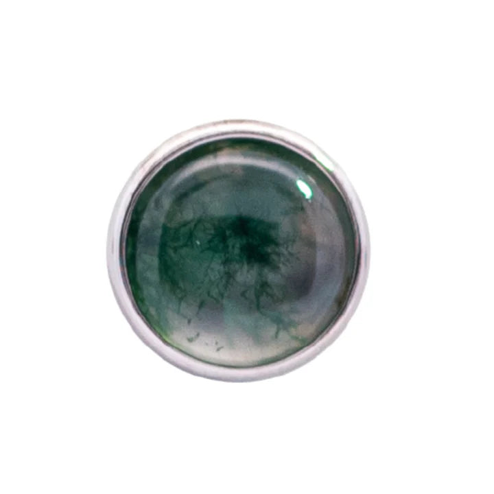IN STOCK | Bezel-set Opal & Gemstone Cabochon Ends | Junipurr Jewelry