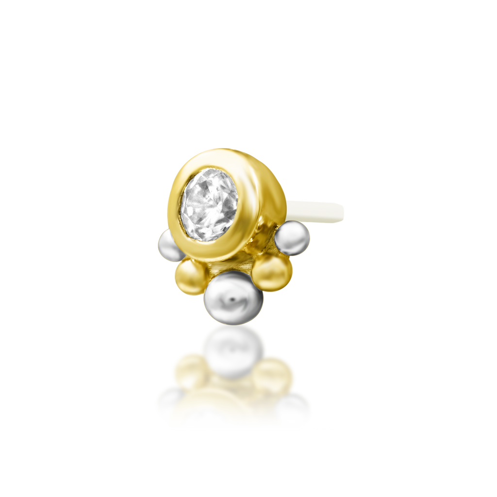 "Darling"— Yellow & White Gold |  Junipurr Jewelry