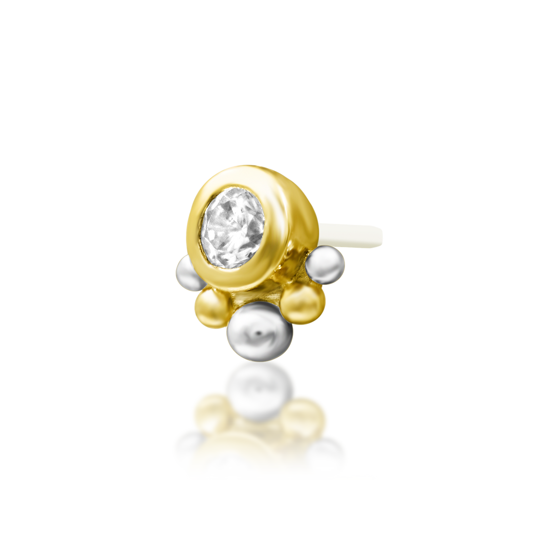 "Darling"— Yellow & White Gold |  Junipurr Jewelry