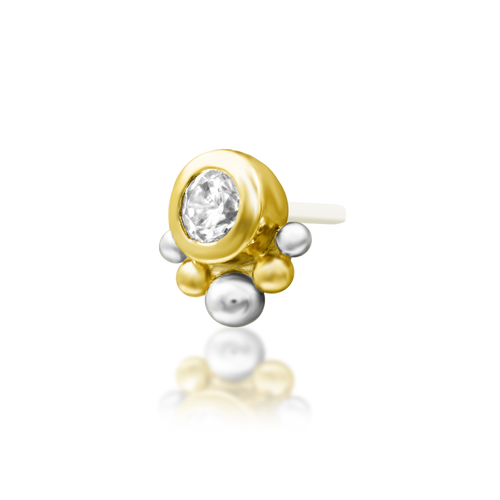 "Darling"— Yellow & White Gold |  Junipurr Jewelry