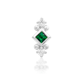 Kadir - Emerald Green Threadless End | Junipurr Jewelry