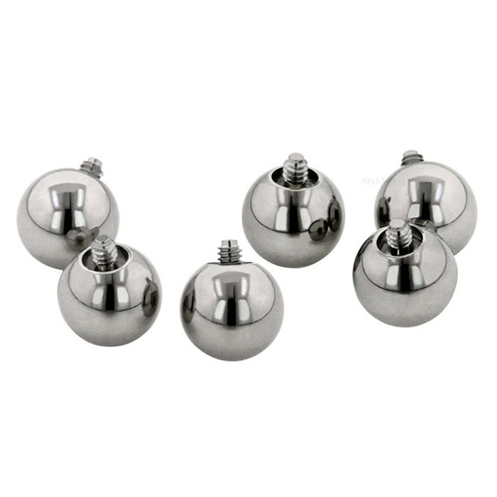 Large Gauge (2mm+) Internally Threaded Bead Ends