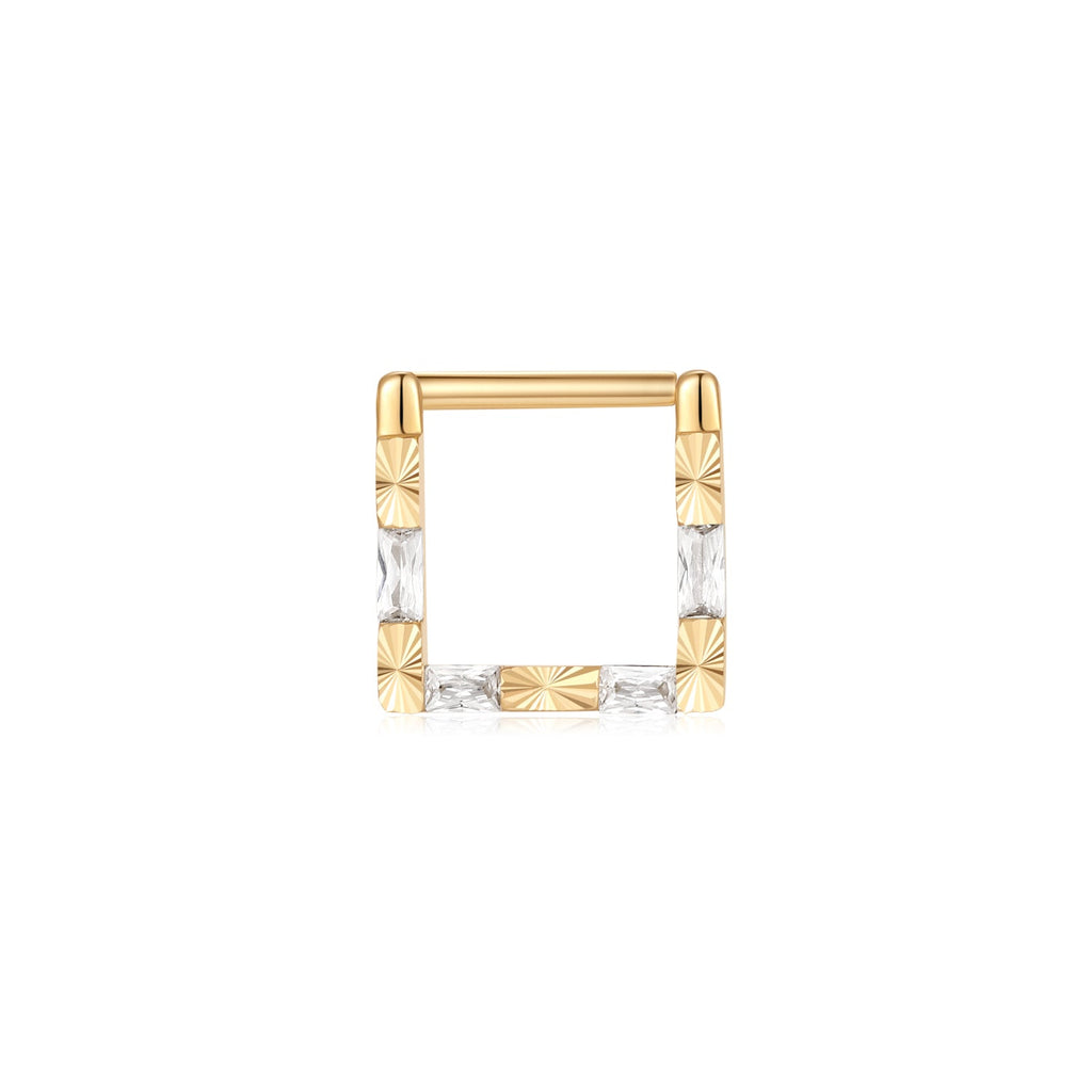 Matter Of Fact | Square Clicker Ring | Ember Body Jewelry