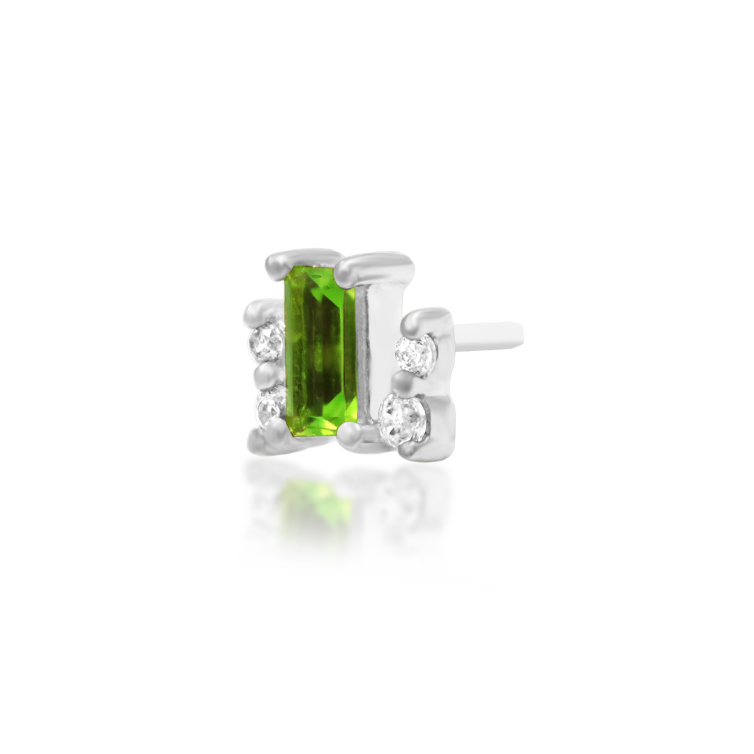 "Alcina" Threadless Kryptonite End by Junipurr Jewelry