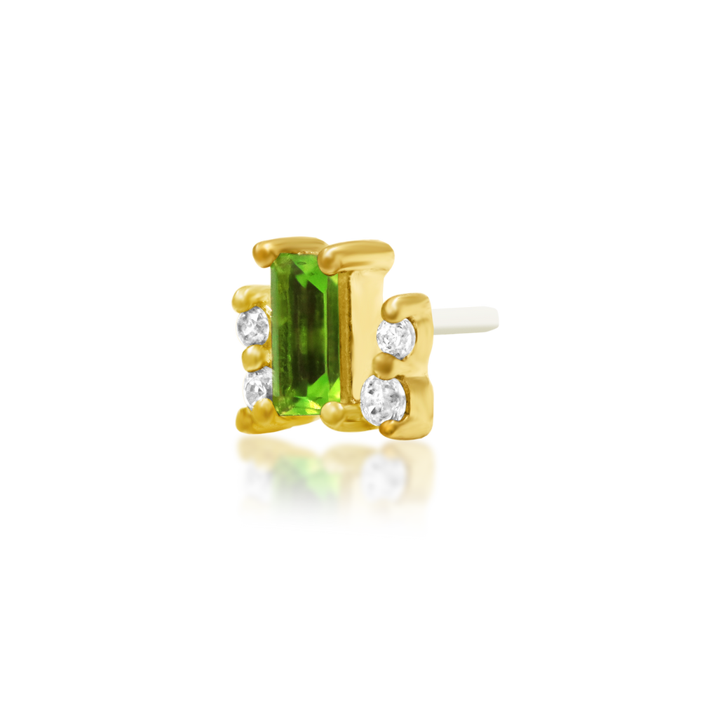 "Alcina" Threadless Kryptonite End by Junipurr Jewelry