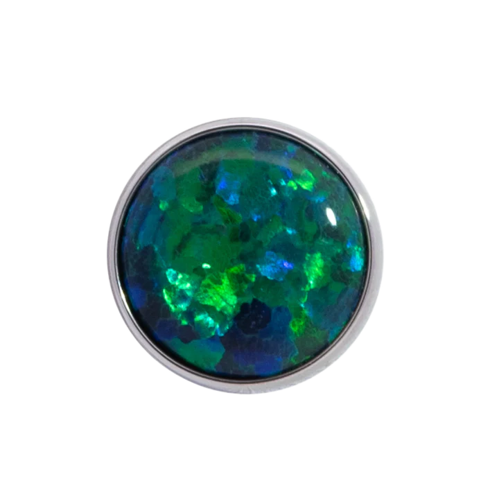IN STOCK | Bezel-set Opal & Gemstone Cabochon Ends | Junipurr Jewelry