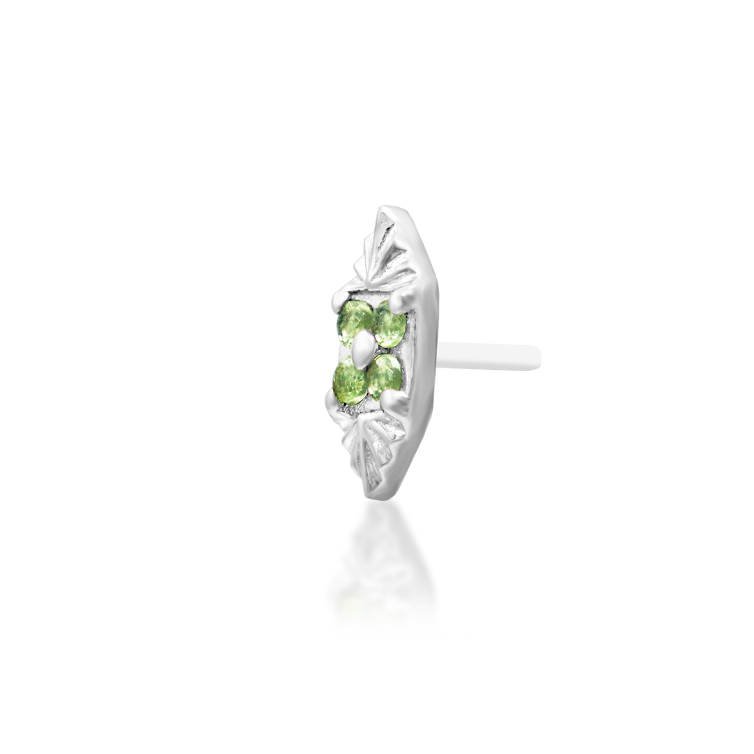 "Livana" Threadless Kryptonite End by Junipurr Jewelry