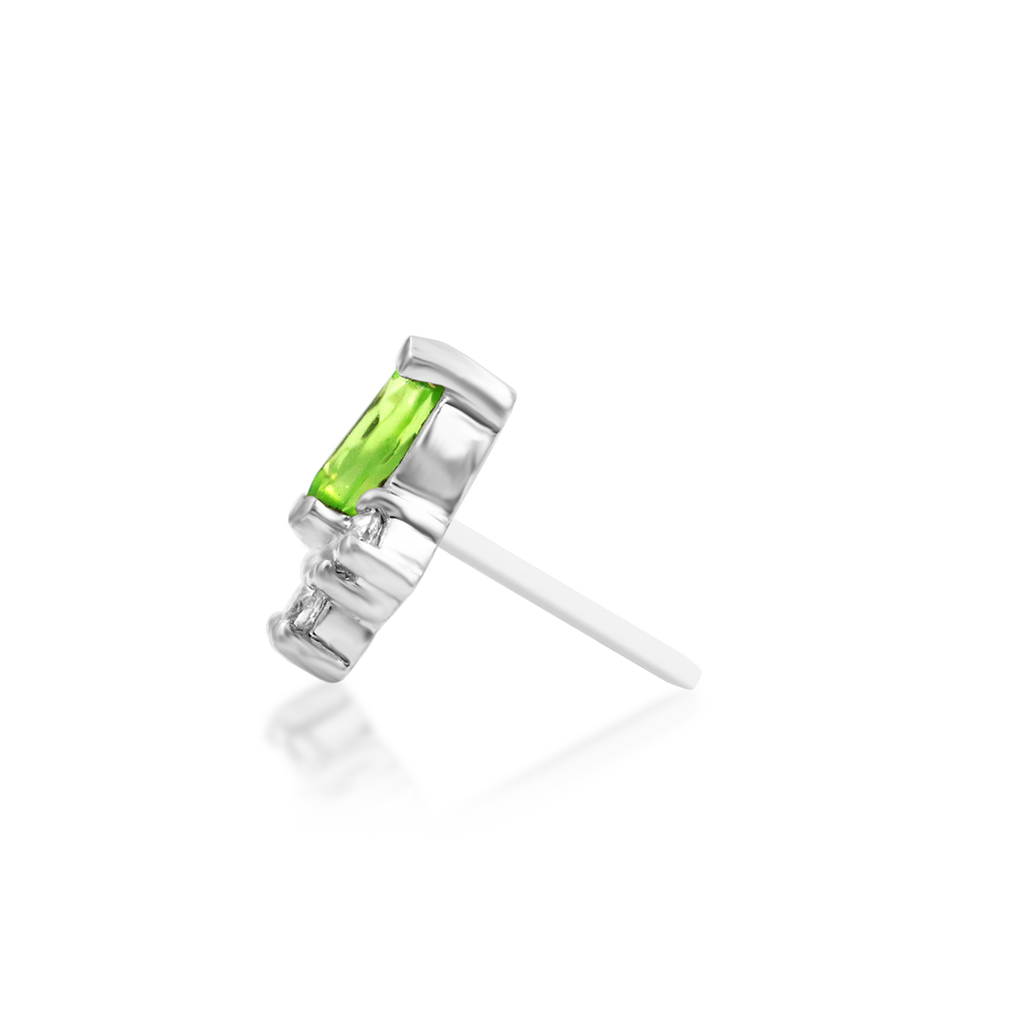 "Midori" Threadless Kryptonite End by Junipurr Jewelry