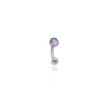 QUICK SHIP | Titanium Cabochon Cut - 14G Internally Threaded Floating Navel Curves
