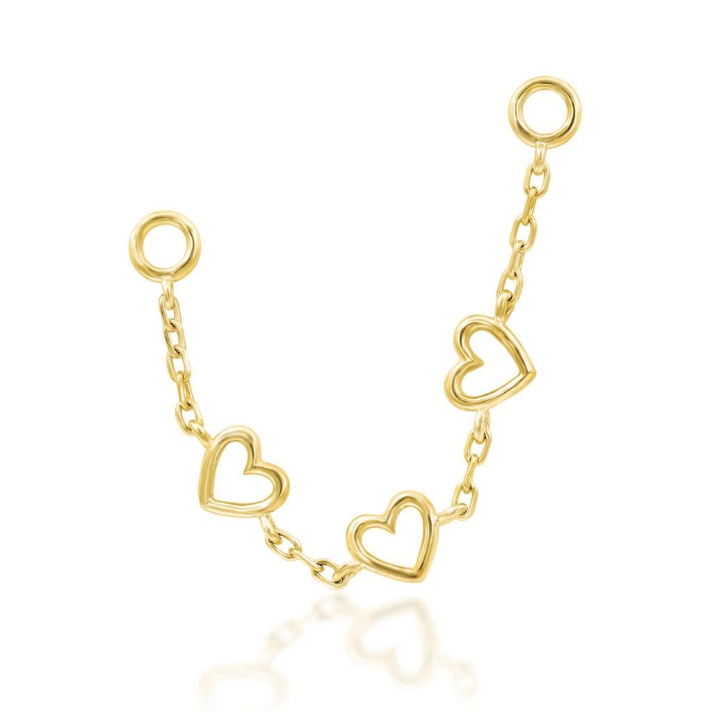 Lots of Love | Triple Chain | Junipurr Body Jewelry