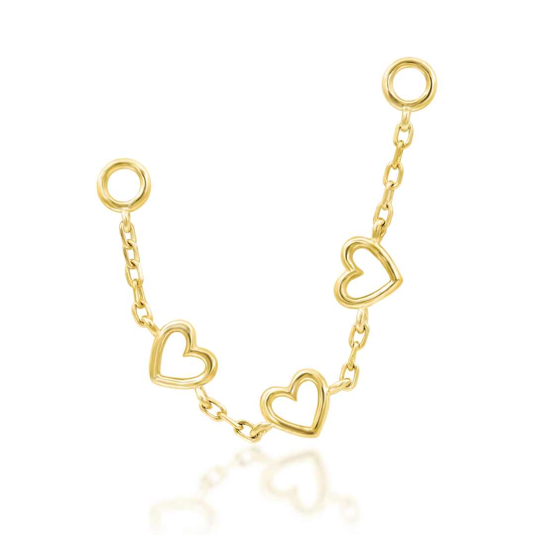 Lots of Love | Triple Chain | Junipurr Body Jewelry