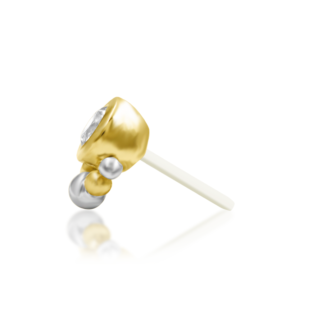 "Darling"— Yellow & White Gold |  Junipurr Jewelry