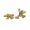 18K Solid Gold Frog End by Anatometal Jewelry