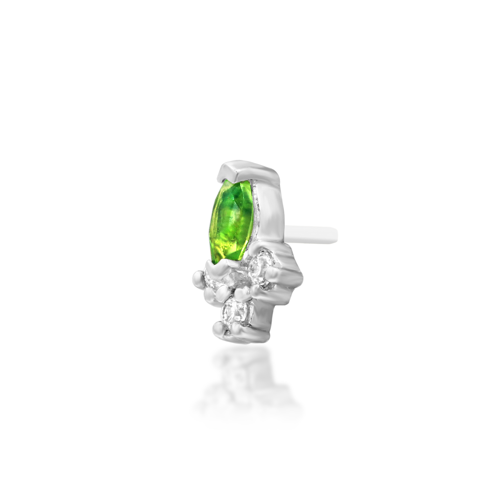 "Midori" Threadless Kryptonite End by Junipurr Jewelry