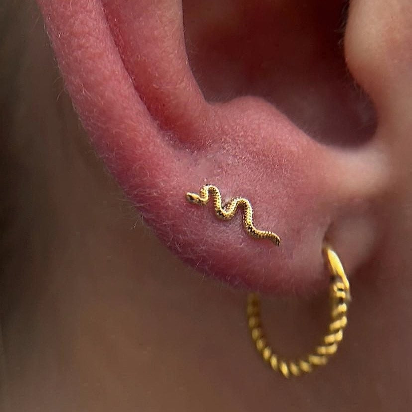 IN STOCK | BVLA | Solid Gold Snake - Internally Threaded End