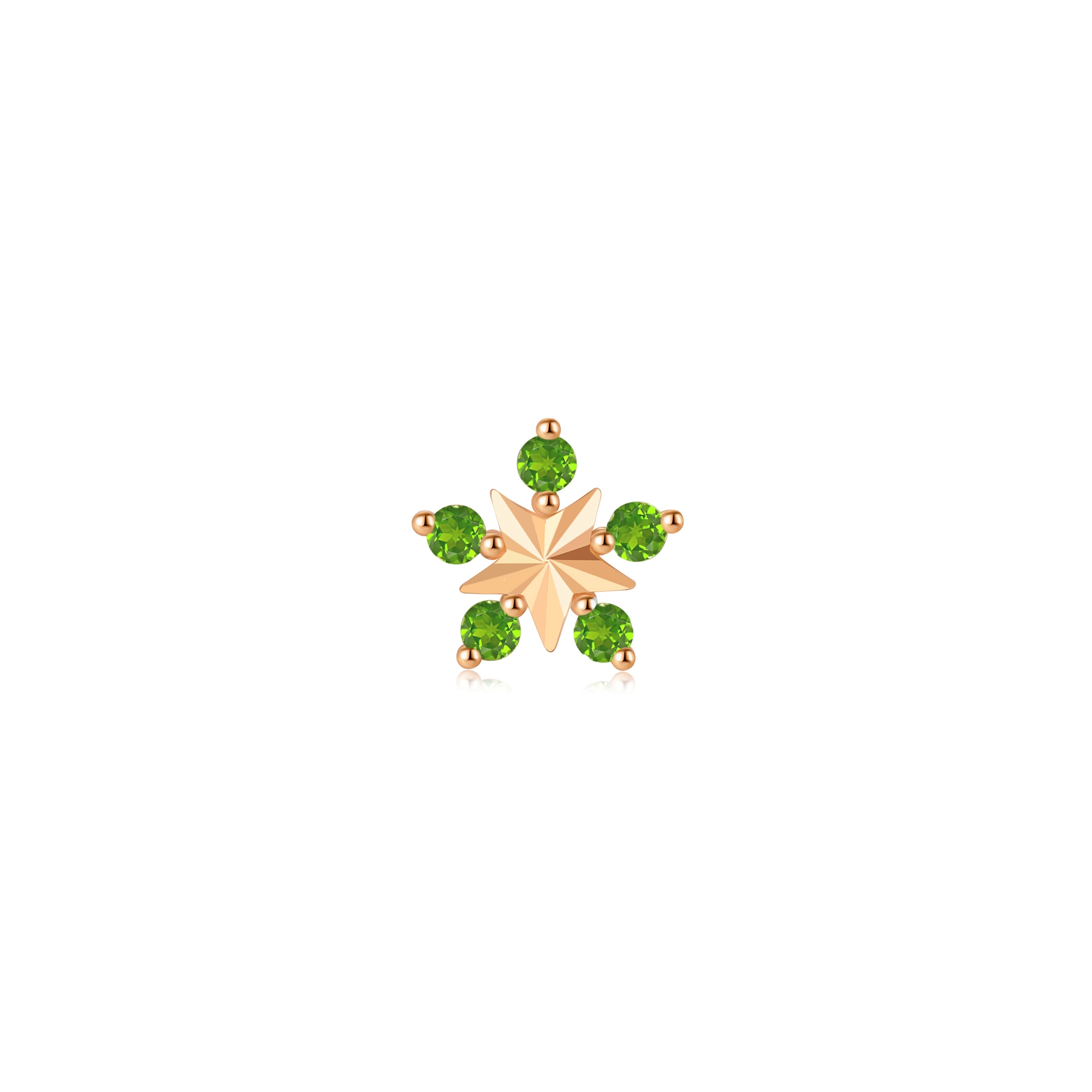 Cosmo - Chrome Diopside Threadless End | Ember Jewelry