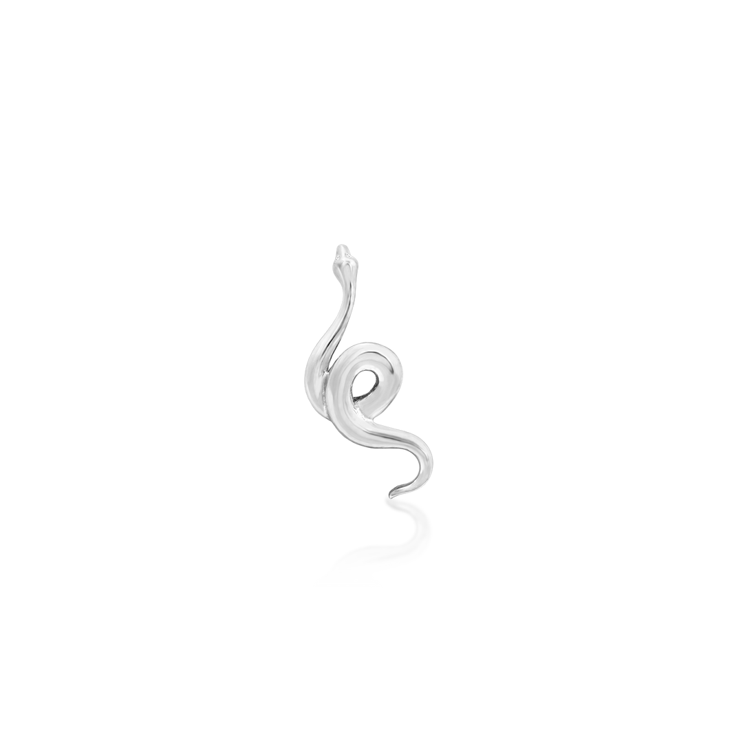 QUICK SHIP | 14K Polished Snake End & Threadless Labret by Junipirr Jewelry