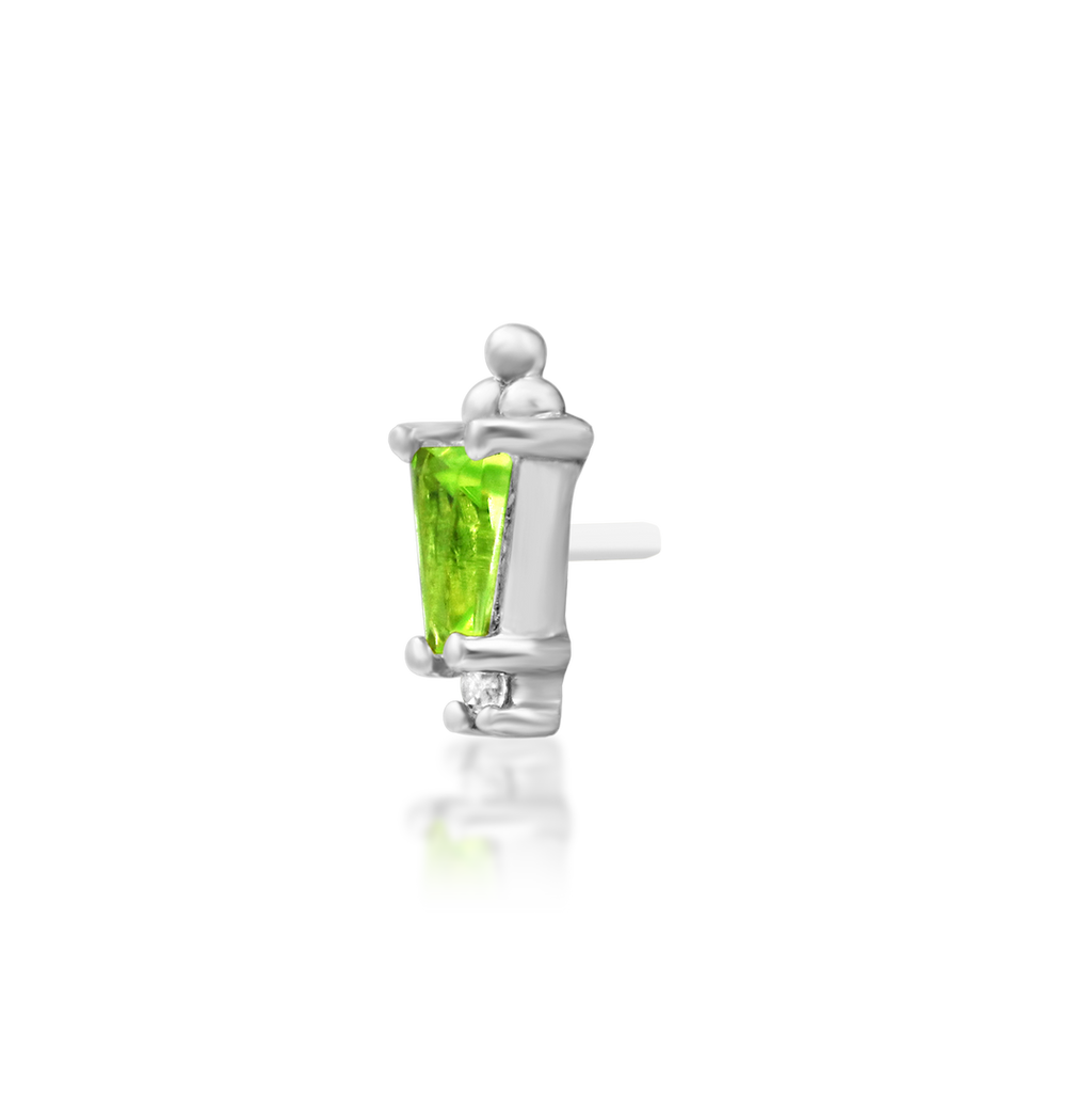 "Nixie" Threadless Kryptonite End by Junipurr Jewelry