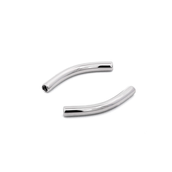16G (1.2mm) Internally Threaded Curved Barbell | APP Verified Manufacturers