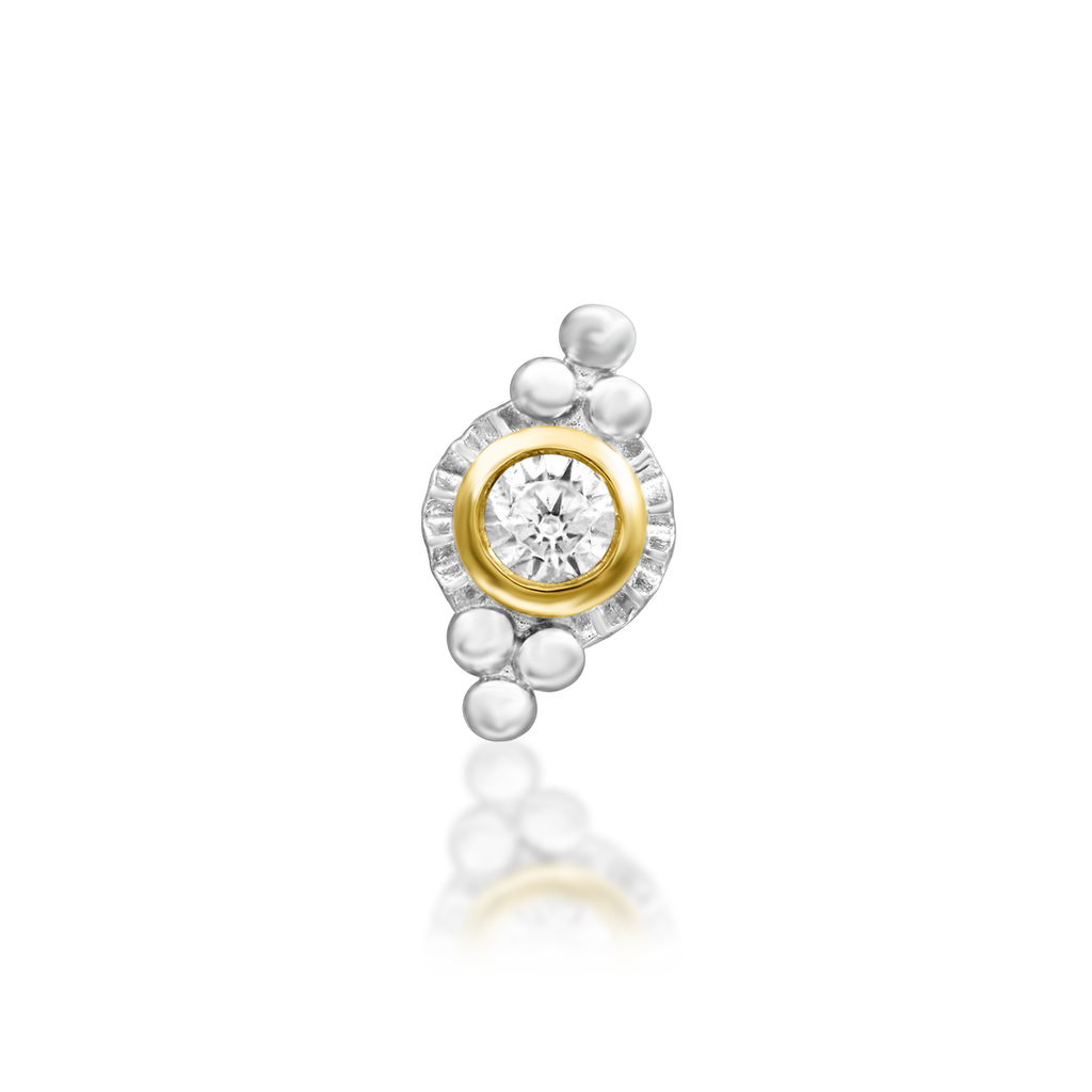 "Charming"— Yellow & White Gold |  Junipurr Jewelry