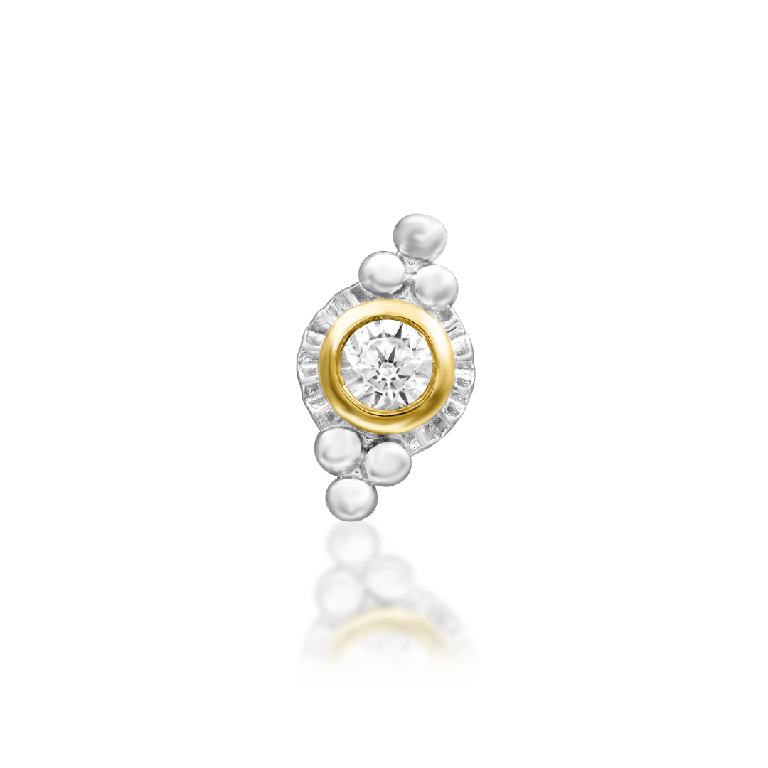 "Charming"— Yellow & White Gold |  Junipurr Jewelry