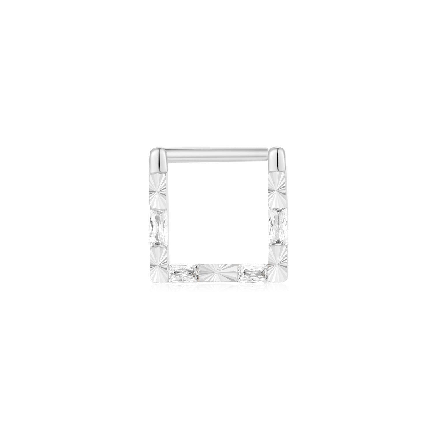 Matter Of Fact | Square Clicker Ring | Ember Body Jewelry