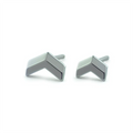 NeoMetal | Polished Titanium Chevron *Threadless*