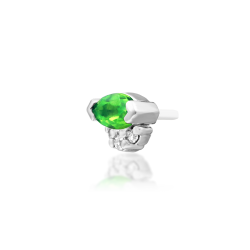 "Meri" Threadless Kryptonite End by Junipurr Jewelry