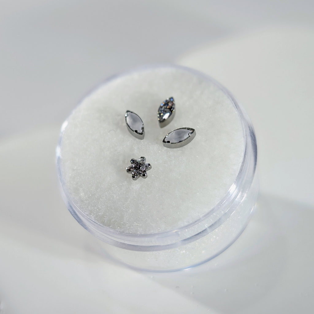 Sandblasted Marquise End | Anatometal Jewelry
