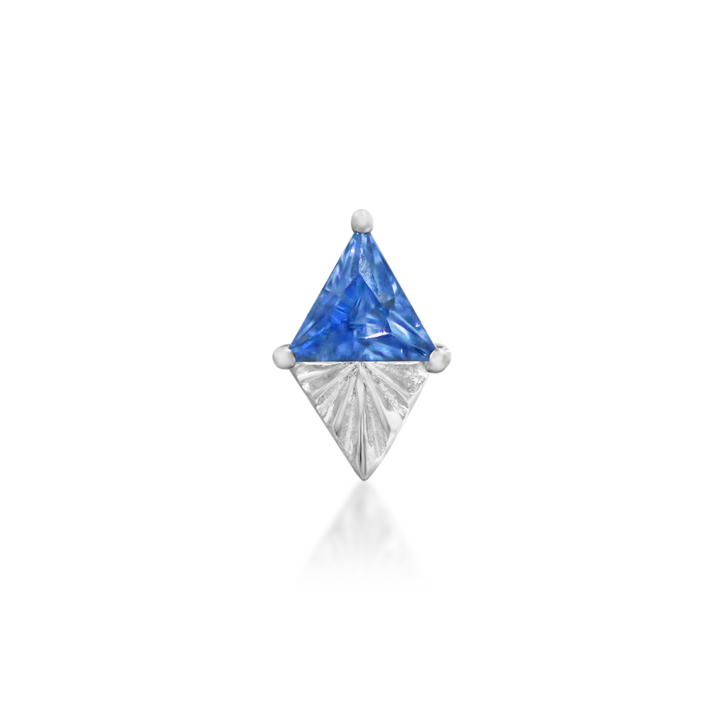 QUICK SHIP | "Selene" (Tanzanite) Threadless Ends