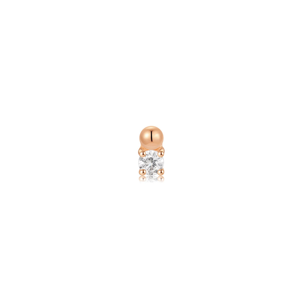 Spark - Tiny Moissanite Gem | Threadless End by Ember Jewelry