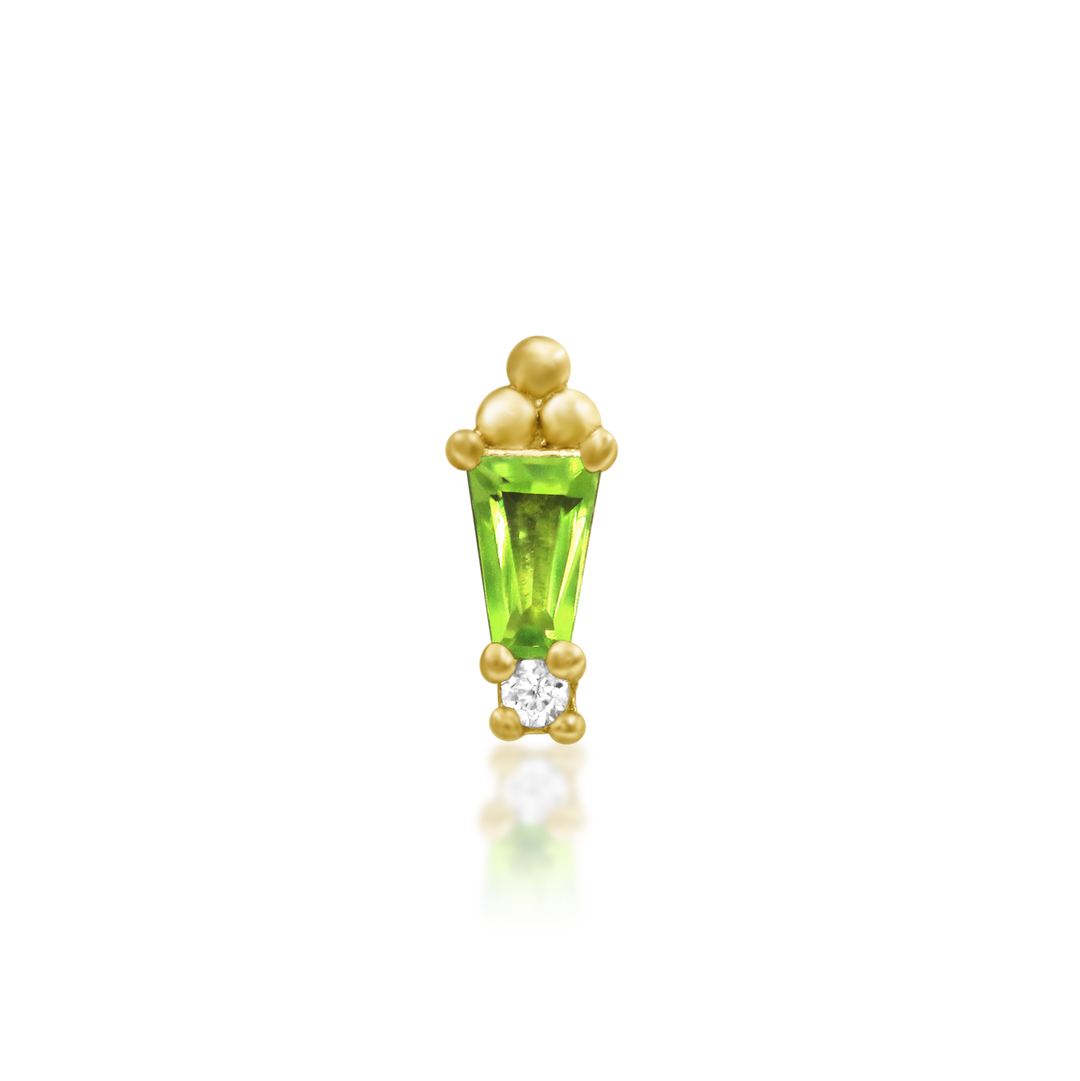 "Nixie" Threadless Kryptonite End by Junipurr Jewelry