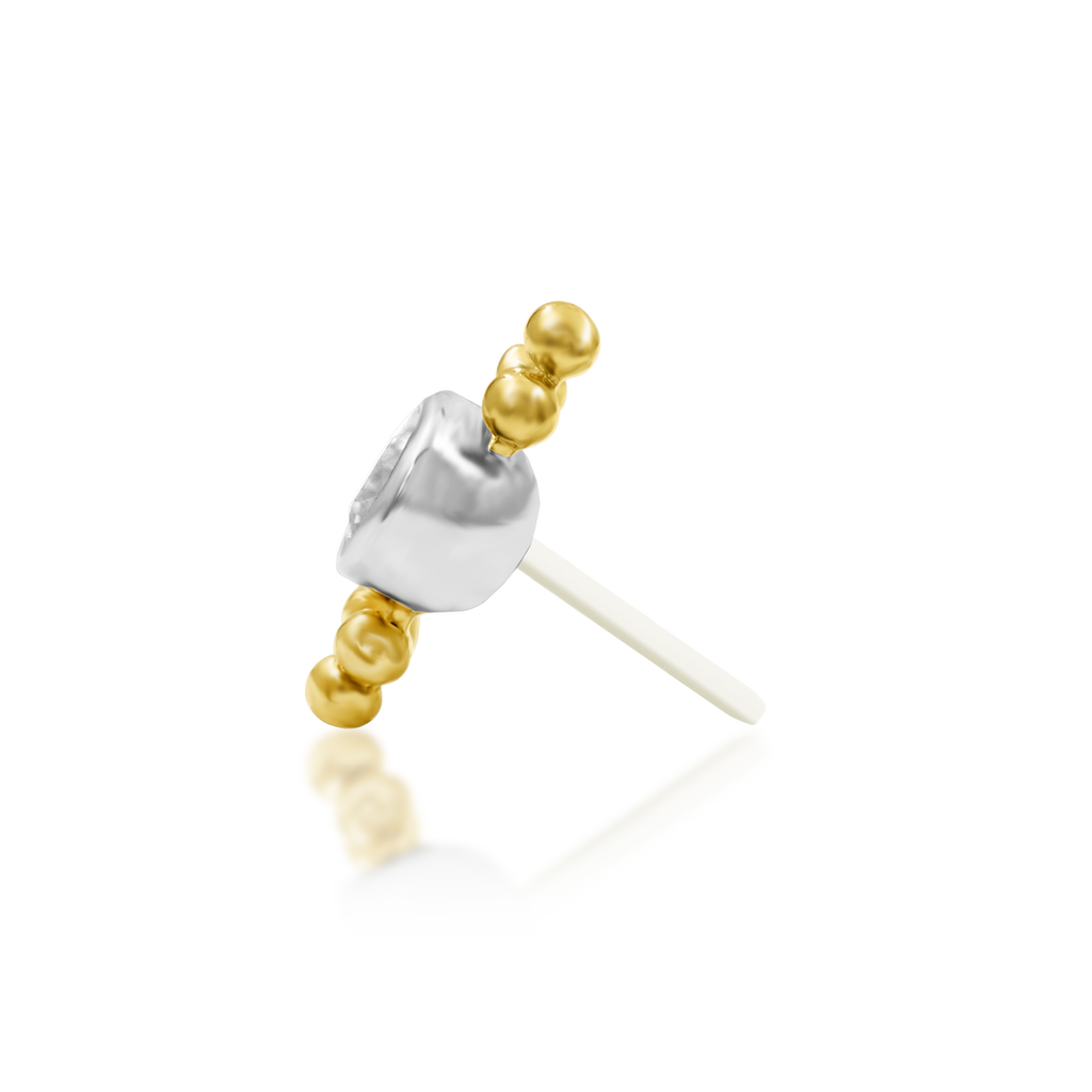 "Wit"— Yellow & White Gold |  Junipurr Jewelry