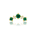 Deaver - Emerald Green Threadless End | Junipurr Jewelry
