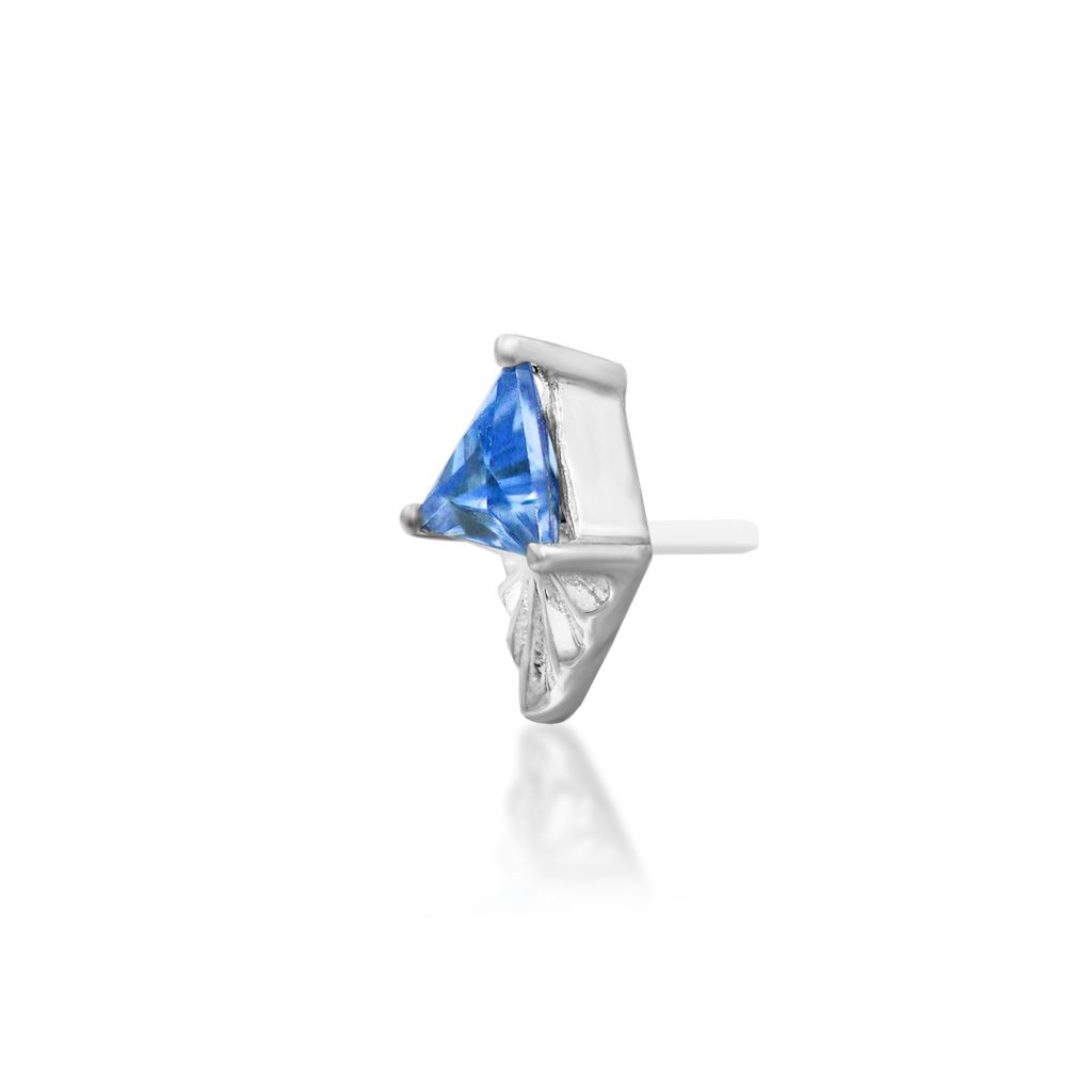 QUICK SHIP | "Selene" (Tanzanite) Threadless Ends