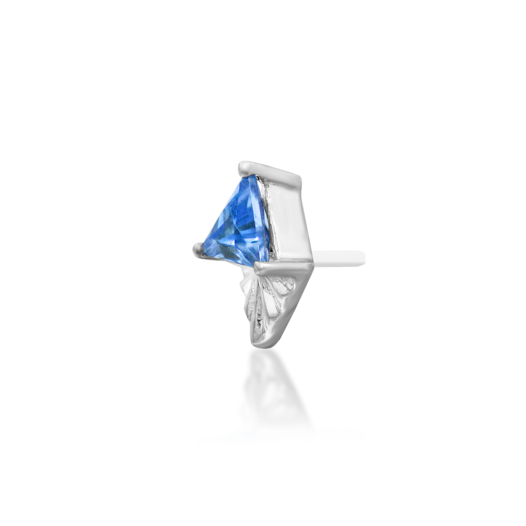 QUICK SHIP | "Selene" (Tanzanite) Threadless Ends