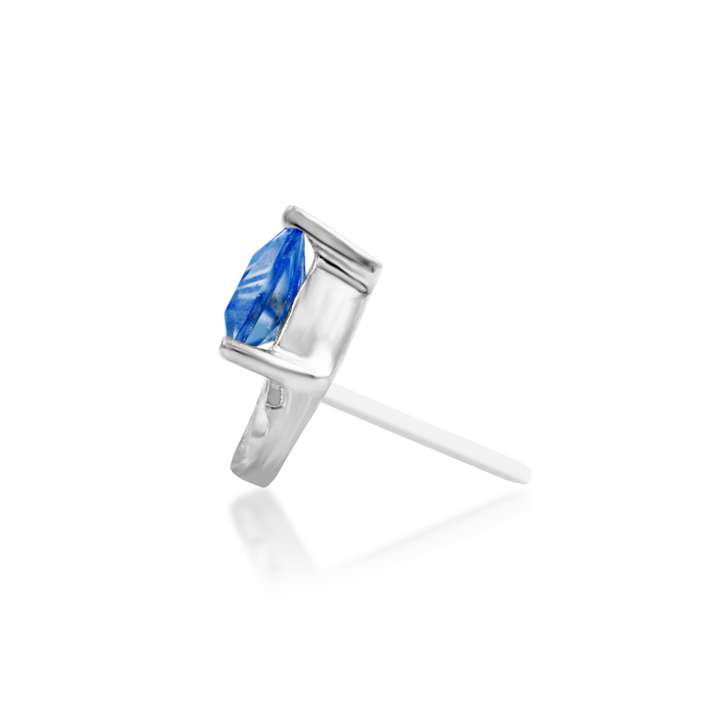 QUICK SHIP | "Selene" (Tanzanite) Threadless Ends
