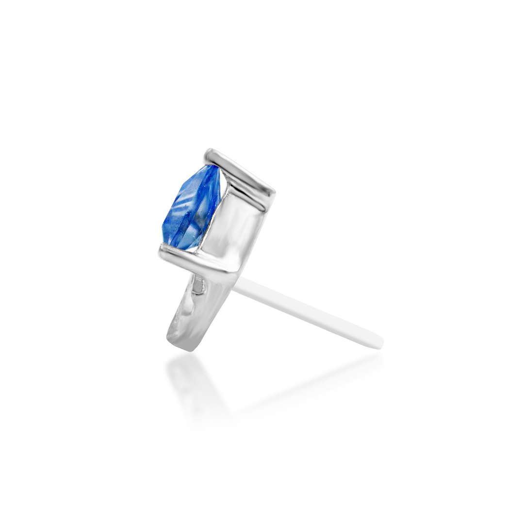 QUICK SHIP | "Selene" (Tanzanite) Threadless Ends