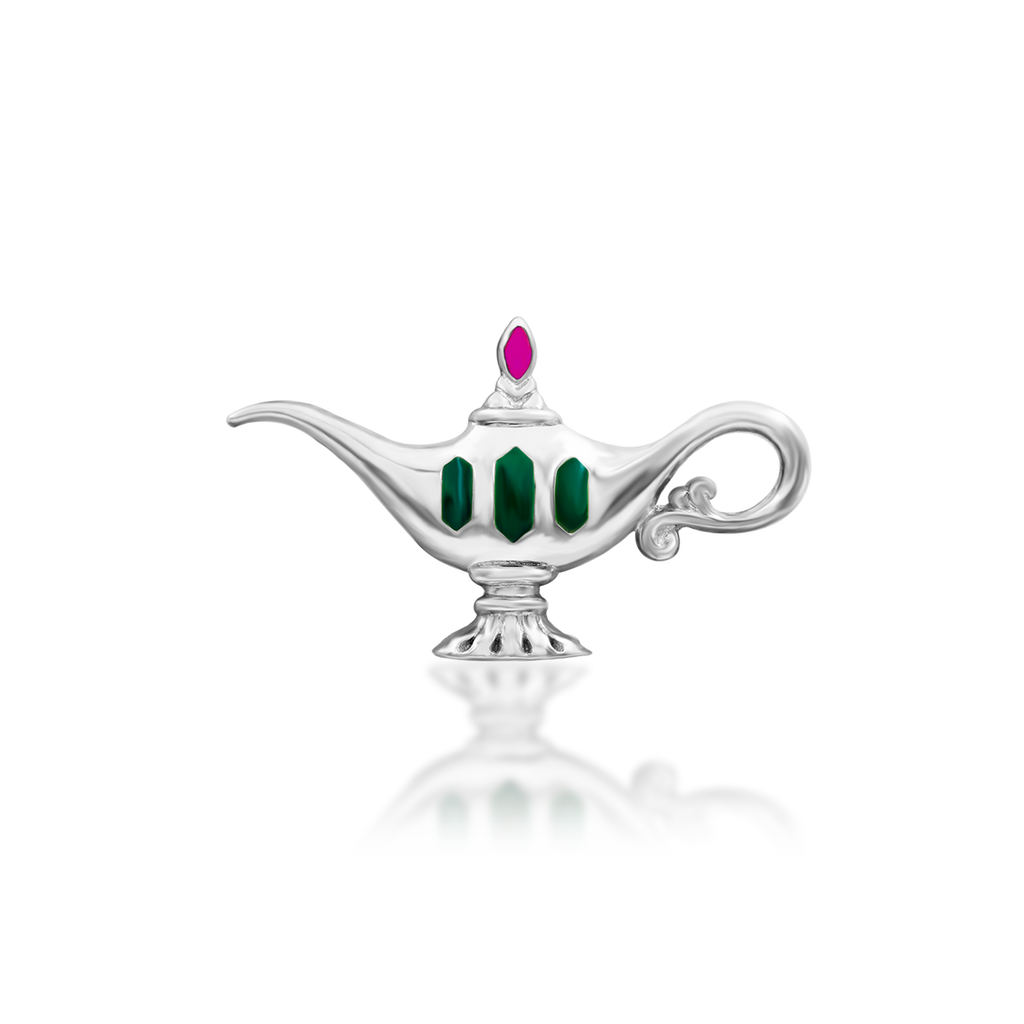 "Genie" Magic Lamp — Yellow & White Gold | Junipurr Jewelry