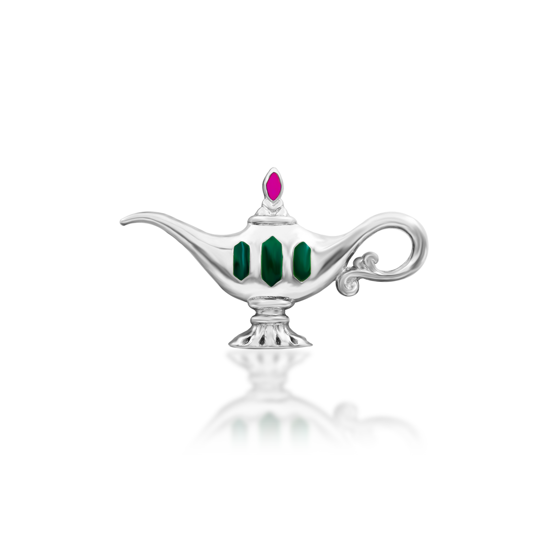"Genie" Magic Lamp — Yellow & White Gold | Junipurr Jewelry
