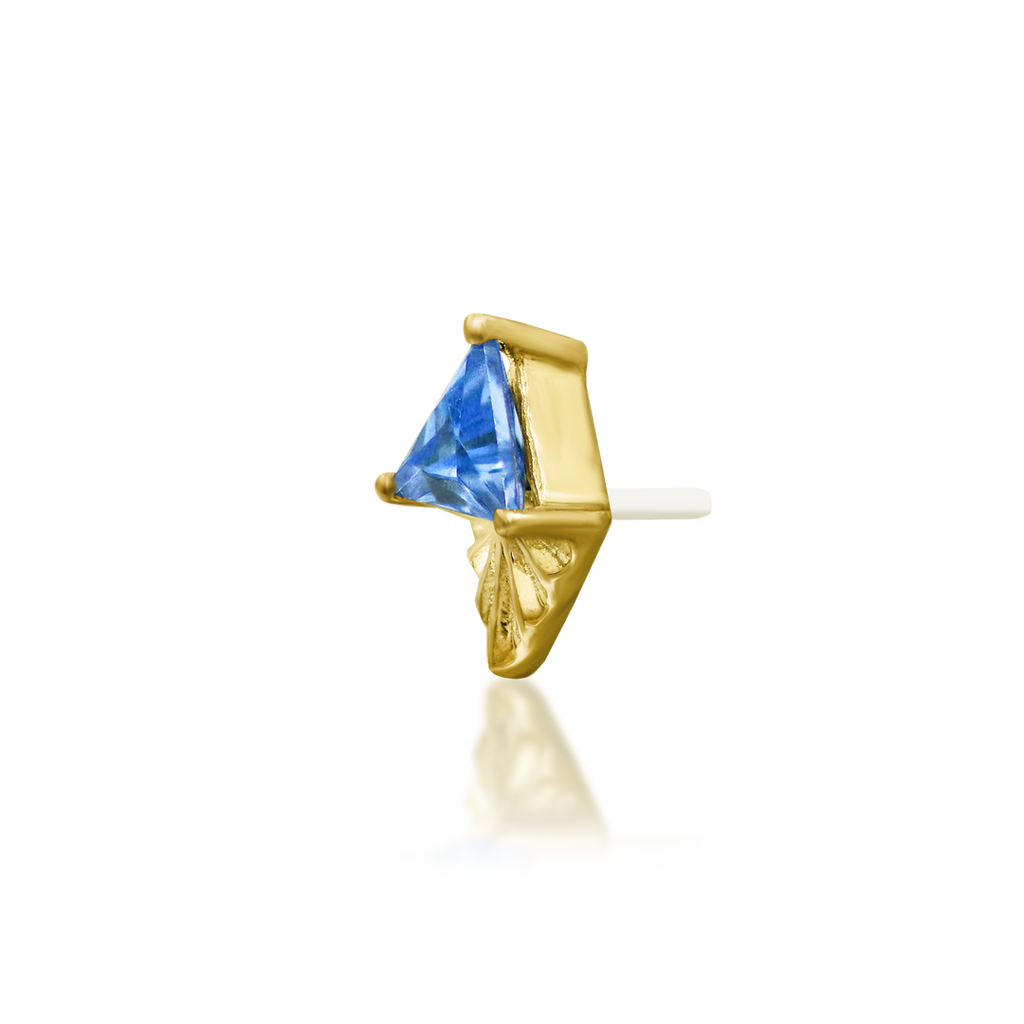 QUICK SHIP | "Selene" (Tanzanite) Threadless Ends